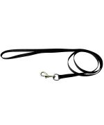 Black nylon leash for dogs and cats cheap on sale in trendy specialized dog shop