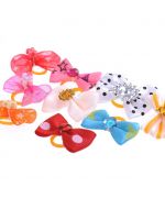 small dog bow with elastic cheap express free shipping original gift