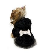 coat smooth black bone cat dog mouth of love pet shop tend not expensive down jacket hot dog