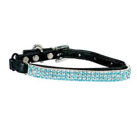 Collier strass bleu rose pour chien chat de taille moyenne petite pas cher, livraison rapide