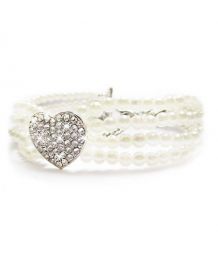 Pearl river dog and cat collar - white