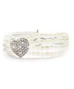 Collar de perlas de 4 hileras con pedrería blanca para perros y gatos entrega en tienda en parís, lyon, orléans, estrasburgo,