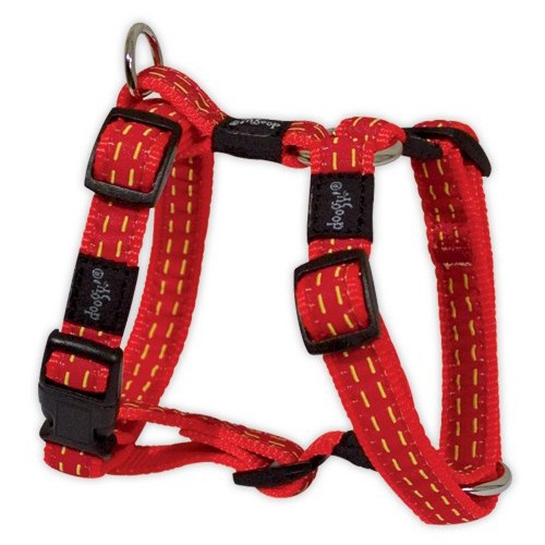 adjustable-red-nylon-large-dog-mouth-of-love-harness-for-cocker spaniel-bulldog-cheap-original-christmas-gift