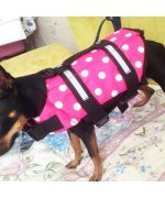 chaleco salvavidas de lunares perro animales boca de amor tienda de regalos para mascotas