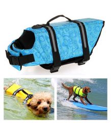 Dog life jacket - turquoise