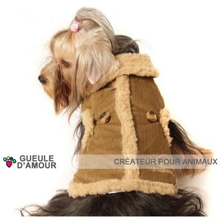 Elegant dog coat very warm for winter large breed border collie, golden, labrador, boxer, size 2xl 3xl 4xl