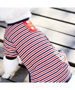 pijamas para perros cachorros estilo rayas marineras boca de amor tienda francia