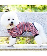 pijama para perros a rayas estilo marinero boca de amor tienda francia