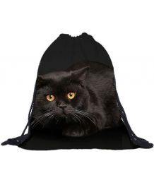 Mochila gato - negro
