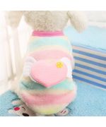 suéter de lana para perro barato corazón del arco iris entrega gratuita Boca de amor