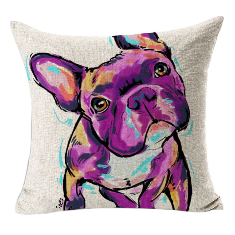 French bulldog cushion too cute for home interior modern design