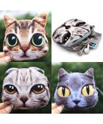 cat head coin purse collection