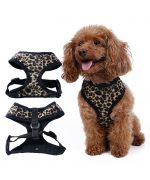  harnais pour chien leopard baudrier veste pas cher