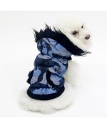 Abrigo de perro con capucha de camuflaje ultra lindo para bichon, lhasa, grand york, shitzu...