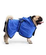 Microfiber dog bathrobe small large dog labrador bichon chihuahua poodle westie pug french blouledogue