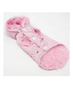 Elegant light pink coat for pets: small dog, large dog, chihuahua, yorkie, size XXS, XS ...