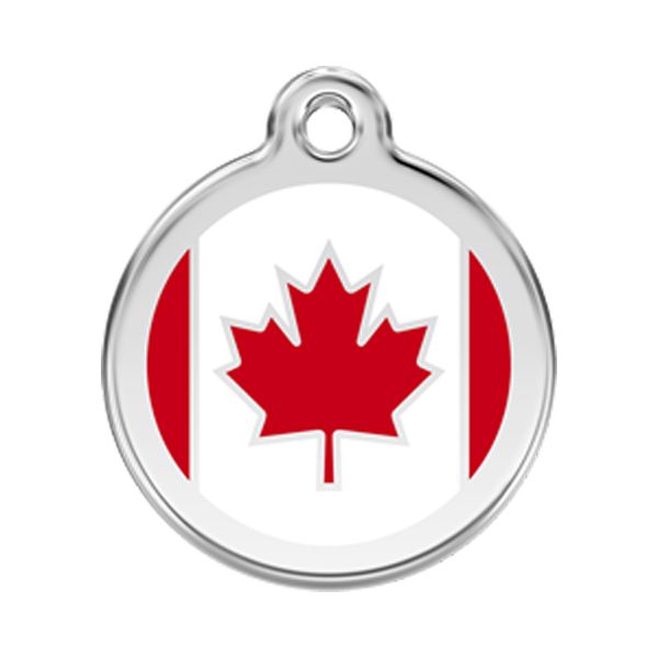 médaille-pour-chien-chat-drapeau-canada-livraison-gratuite-boutique-gueule-damour