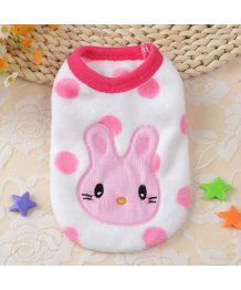 Fleece dog and cat sweater - rabbit