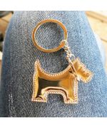 Porte-clés motif dog - silver