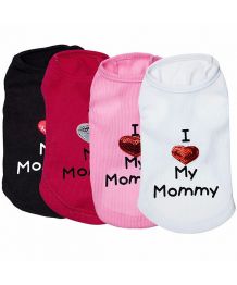 I love my mom t-shirt for dogs and cats