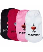 T-shirt for dog I Love my mommy for dog or cat delivery Paris, Montpellier, Marseille, Ajaccio, Poro vecchio, Bastia ...