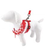 Harness for dog harness stars Red