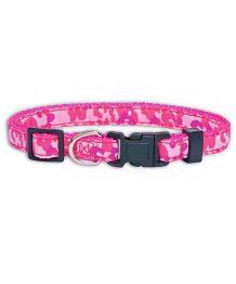 Camouflage dog collar - pink