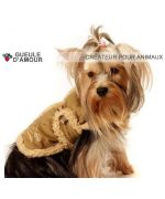 Magnificent dog coat not expensive very warm for the winter against the wind the rain the snow for miniature dog size XXS