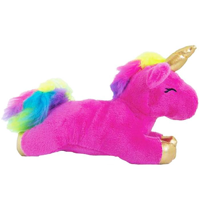 Pink unicorn plush