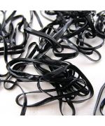 small black rubber bands