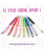 Collection of pens crystal