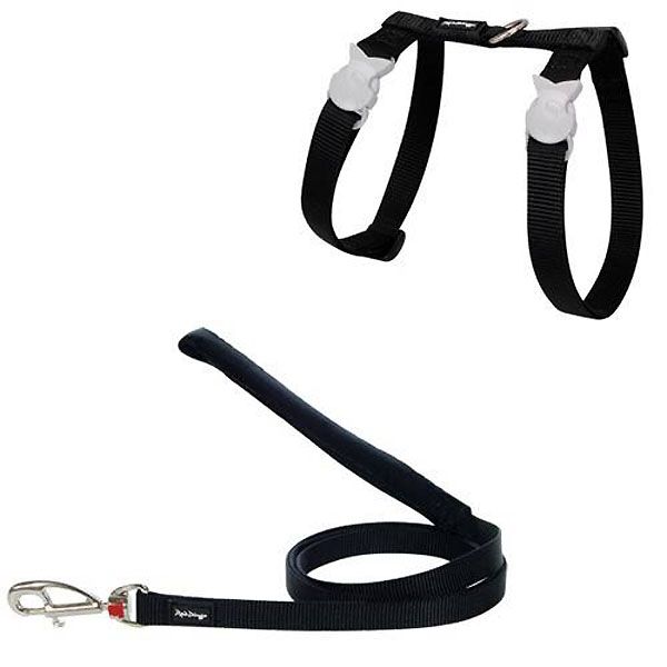 Special harness and cat Leash Black