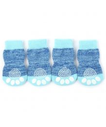 Calcetines para perros y gatos - azul jaspeado