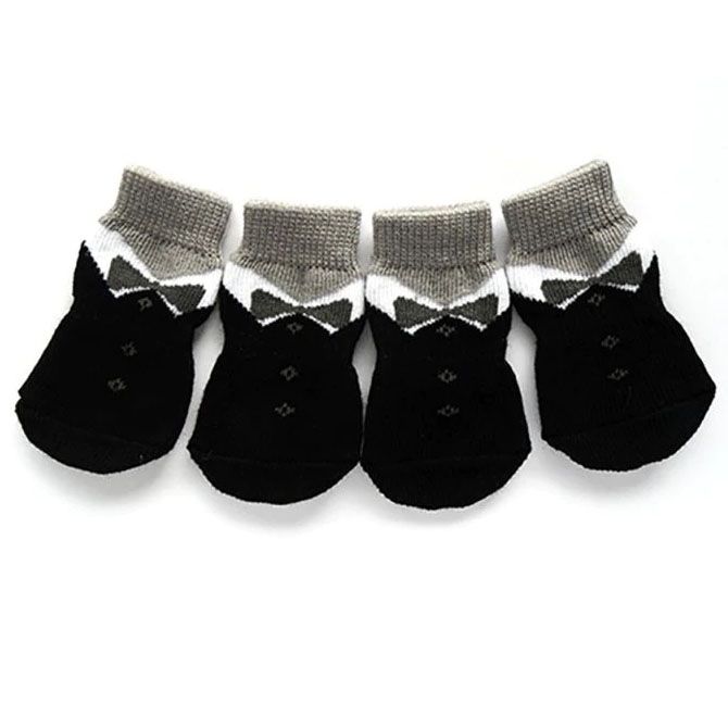 Socks for dogs tuxedo classes: chihi breed, yorki, bichon frize, toy poodle, westie, pug, bulldog