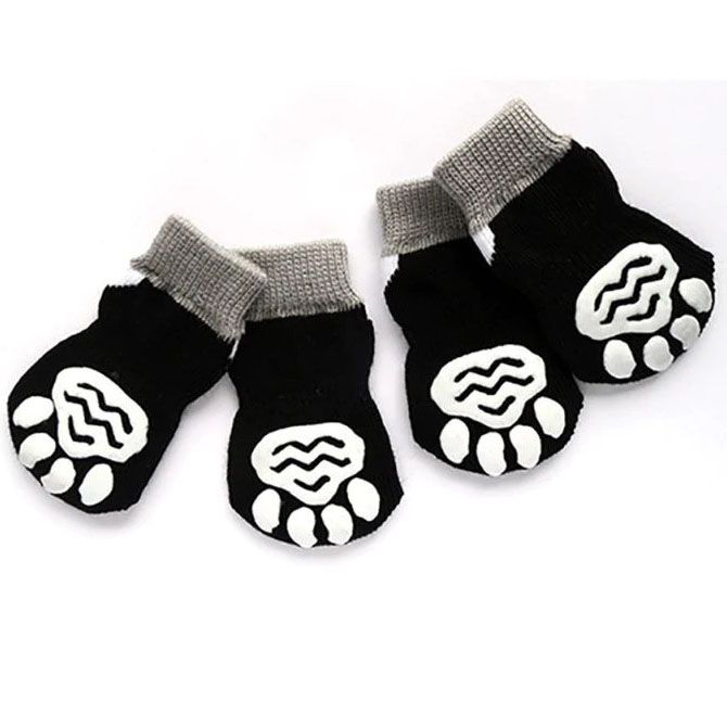 Medias Calcetines Zapatos Antideslizante Para Perros Y Gatos - Wuufu