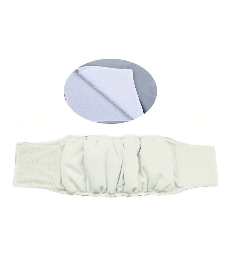Taille XL – étanche mâle Bandeau Anti-pipi Wrap – à pression/fermeture à  l'aide de boutons-pression – incontinence/Marquage – Lavable Pad Option  –-Noir : : Animalerie