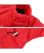red dog winter jumpsuit for skiing