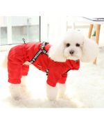 coat with integrated harness for dogs