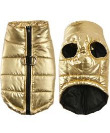 Lightweight down jacket for dogs and cats - gold