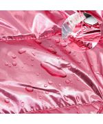 chaqueta rosa impermeable para perros de moda