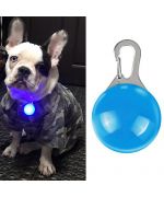 bouledogue avec pendentif lumineux