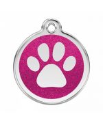 medallion for small dog with sequins cheap free shipping to guadeloupe, martinique, st bart meeting