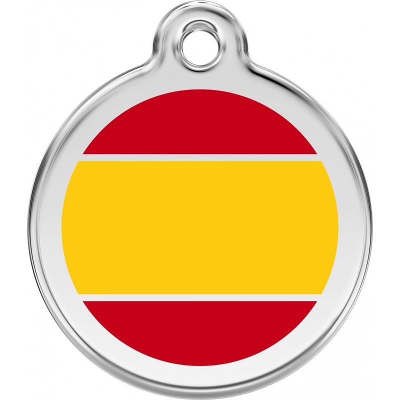 medal for small dog Spanish flag cheap accessories for dog fancy