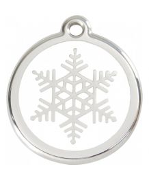 Medalla de copo de nieve personalizada