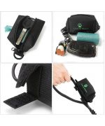 Dispensador de bolsas de caca para caminar