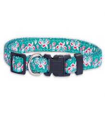 collar de perro verde esmeralda