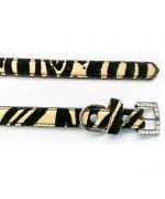 original dog collar with rhinestone buckle