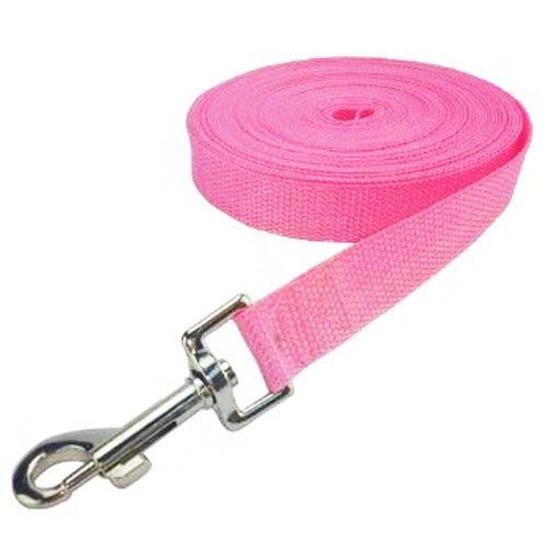 laisse pour chien rose