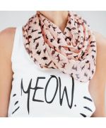 foulard avec petits chats