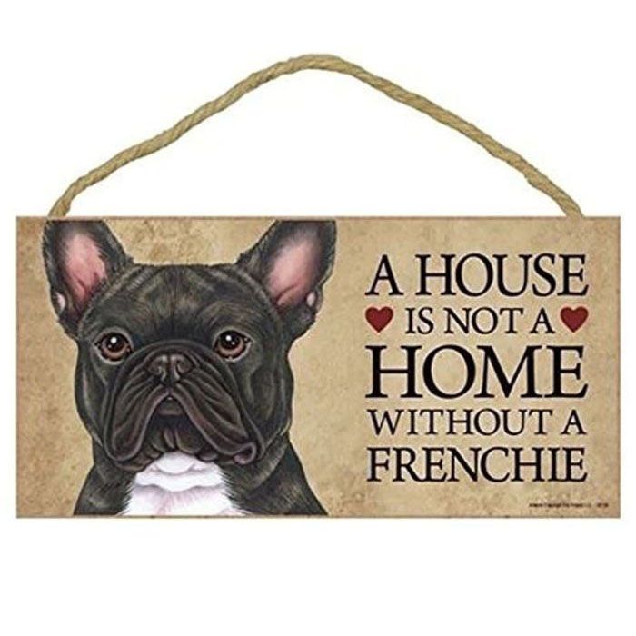 placa de la casa del bulldog francés
